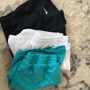 3 pairs of shorts size medium bike old navy adidas